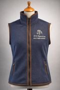 A and A Equestrian Navy Blue Waistcoat